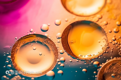 流淌的色彩 液體抽象背景中的視覺詩(shī)篇